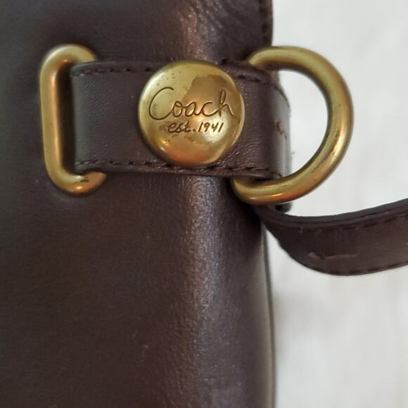 Coach Cheyenne Size 6 Chestnut Leather Riding Boot - Picture 11 of 15